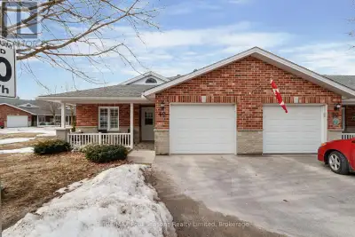Located in the welcoming Huron Meadows adult life lease community, Unit #49 is a spacious end unit o...