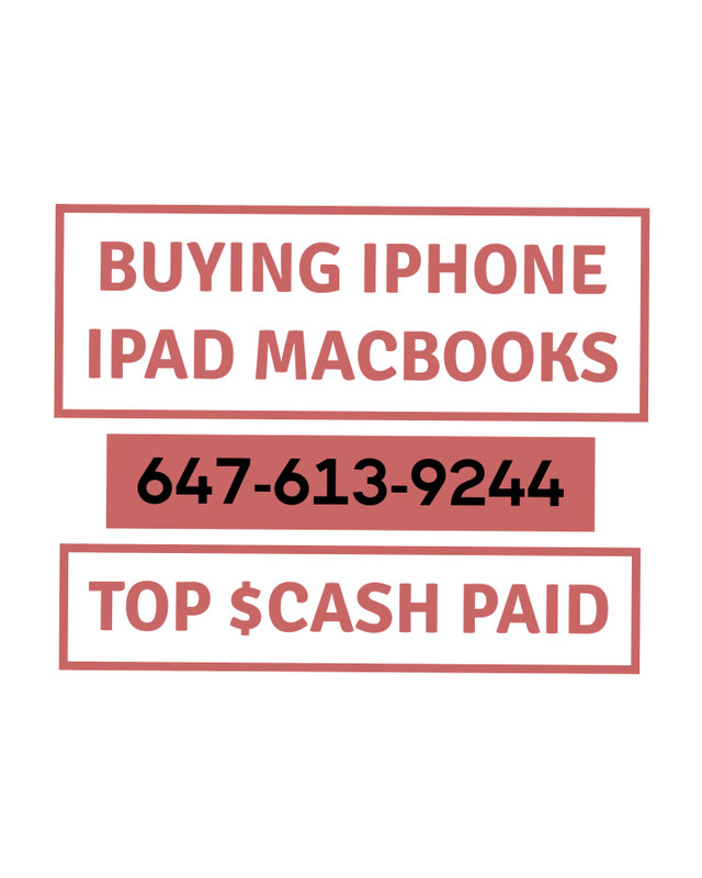 Get Cash for Apple iPhone 15 Series, iPhone 14 Series, Macbooks in Cell Phones in Kitchener / Waterloo