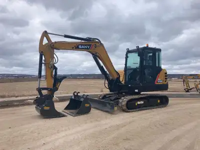 2023 Sany SY60C 13,448 lbs. 5 year/5000hr machine warranty Available with Steel or Rubber Tracks dep...