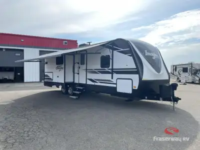 Grand Design Imagine 2670MK travel trailer highlights: Desk Booth Dinette Kitchen Island Fireplace P...