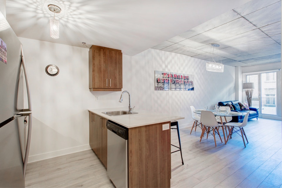 Condo Appartement 3 1/2 à louer VilleMarie tout inclus! Locations