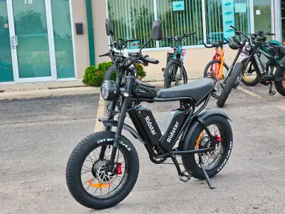 2000W Retro Ebike - Dual Motor Electric Bike 55km/h - Financing, View more