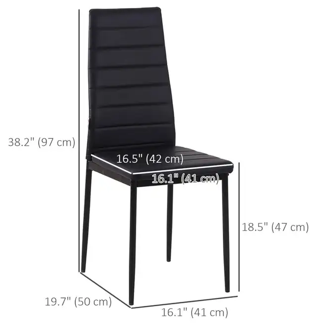 Modern Dining Chairs Set of 6, Kitchen Chairs in Dining Tables & Sets in Markham / York Region - Image 4