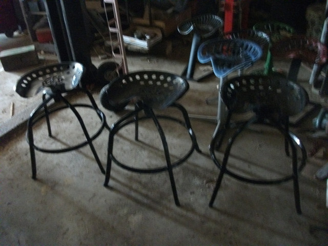 Three Swivel Bar Stools in Chairs & Recliners in Belleville