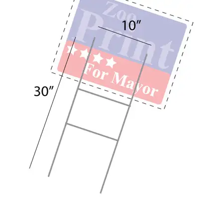 ORDER ONLINE - 30x10 Universal H-Stands https://www.zooprint.com/h-stands-yard-stakes/ Also Known as...