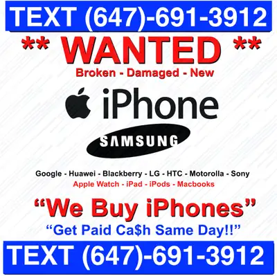 We Buy Broken Cracked New iPhones for Cash, View more