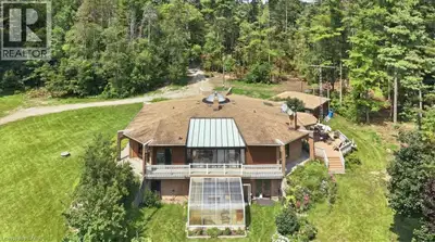 Step inside this remarkable custom-built nine-sided (nonagon) home, where distinctive architecture,...
