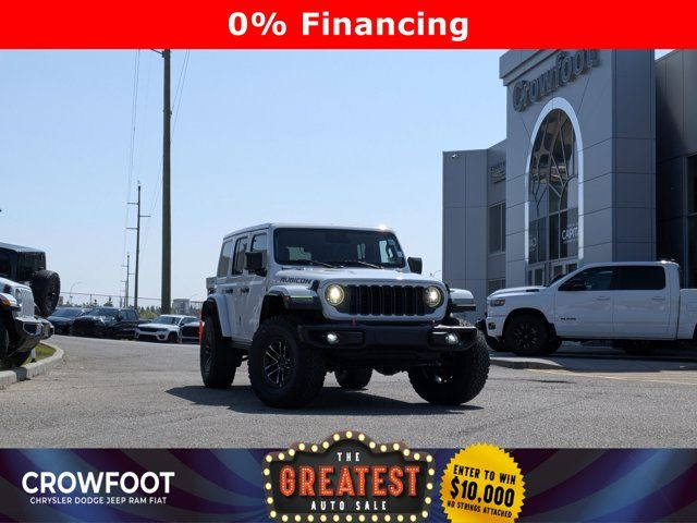 2025 Jeep Wrangler Rubicon X - 35 INCH A/T TIRES - Trailer Tow in Cars & Trucks in Calgary
