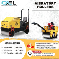 Tandem Vibratory Rollers Drum Compactor - FINANCE AVAILABLE Moncton New Brunswick Preview