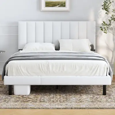 BNIB PRICE IS FIRM - Lukace Queen Bed Frames Headboard... LOT# 6, View more