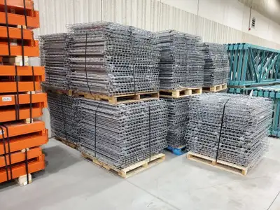 NEW AND USED WIRE MESH DECKS - FOR PALLET RACKING, View more