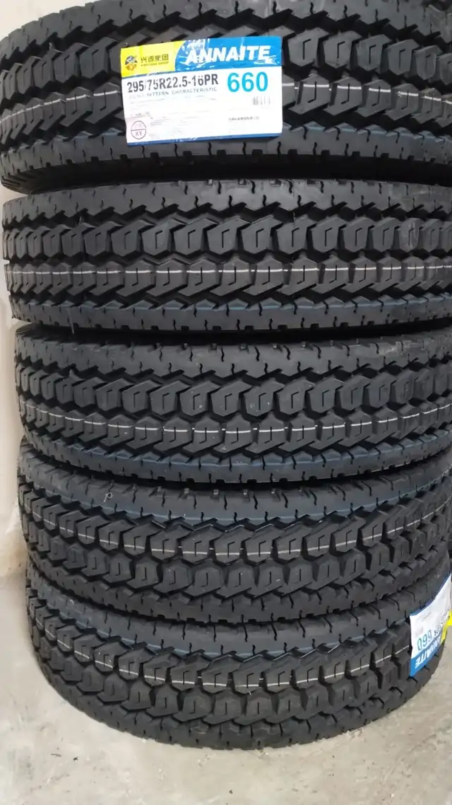 295/75R22.5 ANNAITE-660 16 PR 28/32 DRIVE TIRES CLOSE SHOULDER in Tires & Rims in Mississauga / Peel Region - Image 5
