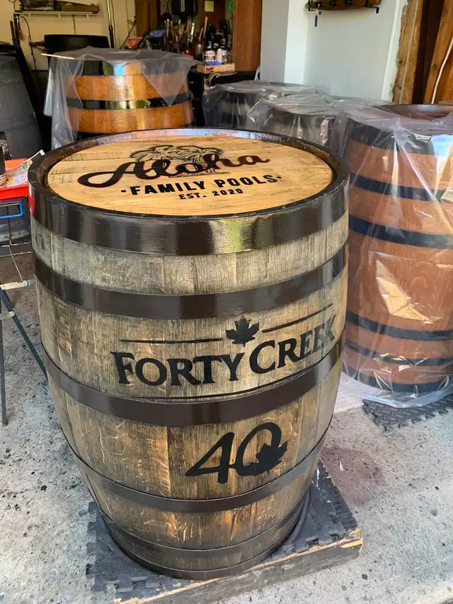 Personalized barrel tables in Dining Tables & Sets in Hamilton - Image 10