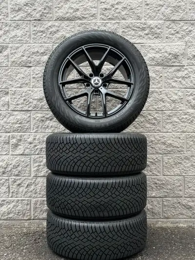 Winter / Snow Nokian Tyres Hakkapeliitta R5 SUV 20" Tires And Aftermarket Black 20 Inch Wheels TPMS....