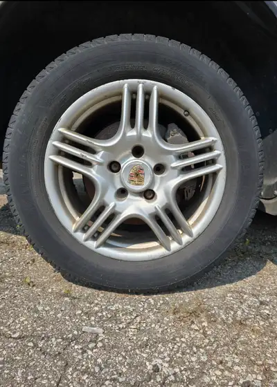 Complete set Porsche Rims, off a Cayenne 255/55/R18 $500 o.b.o. Pick up in Toronto Monday-Friday 9am...