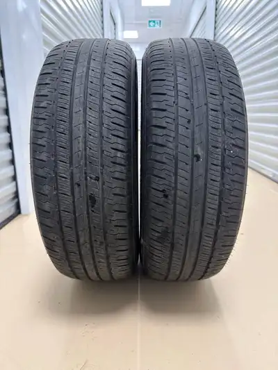 2 Tires Size: 225/65 R17 All-season Tires Dunlop Grandtrek Price: $140 for all Clean and ready to in...