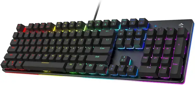 Black Shark RGB Mechanical Gaming Keyboard LED Backlit in General Electronics in Markham / York Region - Image 5
