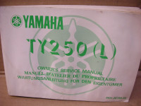 1984 Yamaha TY250 L Owners Service Manual 44H-28199-80