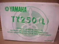 1984 Yamaha TY250 L Owners Service Manual 44H-28199-80