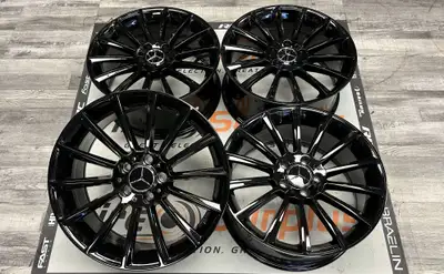 Mercedes Replica M04 Gloss Black Wheels Fits Mercedes Cars, GLA, GLB, GLC Wheel Size: 18x8.0J Offset...