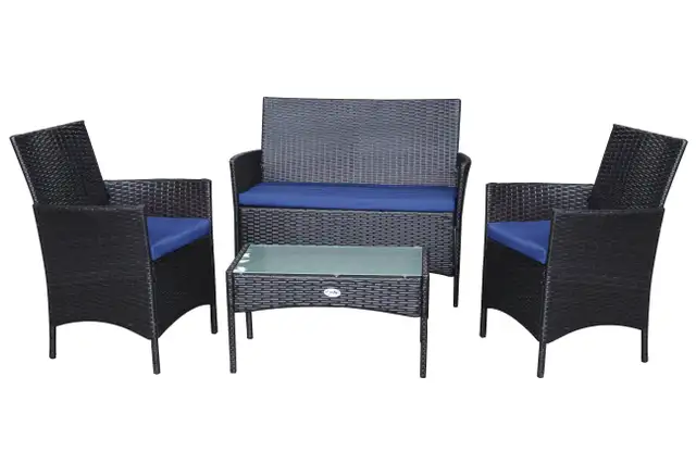 Patio Furniture Outdoor 4 pcs set Balcony Condo Apartment in Patio & Garden Furniture in City of Toronto - Image 4