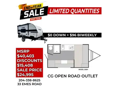 2023 Sunset Park RV 16BH NEW NON CURRENT CLEAR OUT SALE !!! NEW 2023 Sun Lite 16BH Payments start as...
