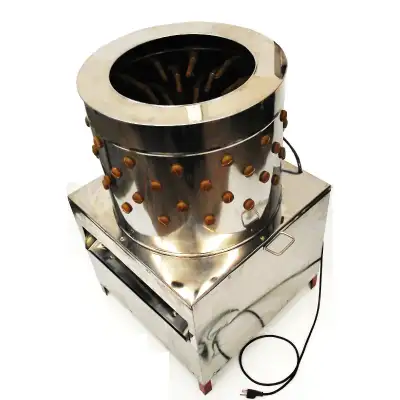 AUTOMATIC CHICKEN PLUCKER MACHINE POULTRY FEATHER PM60 & PM80, View more