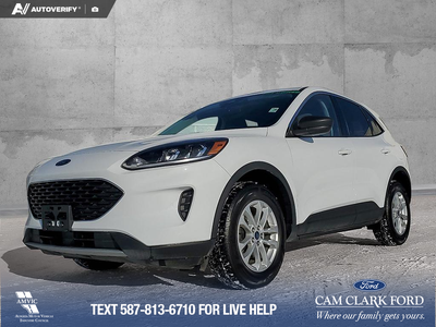 Thanks for viewing our Cam Clark Ford Inventory! 2022 Ford Escape SE – AWD – 70,036 km – White ????C...