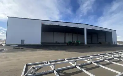 Fee simple Ownership or Lease options for brand new21,785 Sq.Ft. Hangar with flexible zoning options...