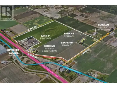 122.36 ACRES, 2 Homes, and 4 Buildings. Great holding property, an ideal location to build an estate...
