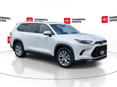 Thornhill Toyota Proudly Presents This White 2026 Toyota Grand Highlander Hybrid with LIMITED AWD Pa...
