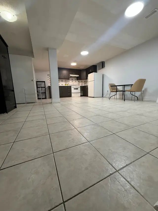 1 bedroom basement for rent from march 1st