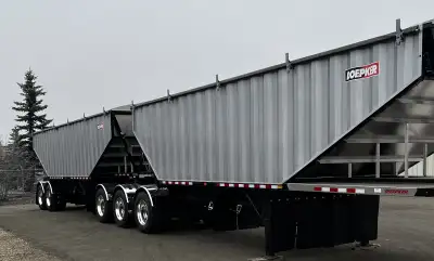 **2027 Doepker Super B Grain Trailer *Order Yours Today** Tiremaxx Inflation System Stainless Steel...