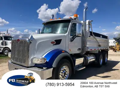 2015 Peterbilt 567 6x4 T/A Dump Truck Paccar MX-13 6 Cylinder 12.9 L Diesel Engine, Engine Brake, Ea...