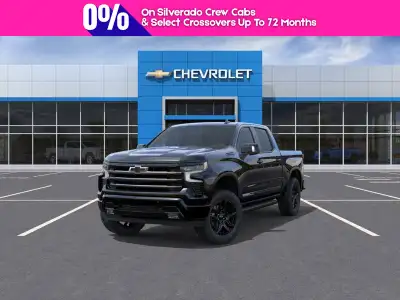 Experience the 2026 Chevrolet Silverado 1500 High Country – a bold, black diesel powerhouse designed...