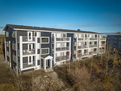 The Frontier offers newly renovates 1 and 2 bedroom suites with stainless steel appliances. Some uni...