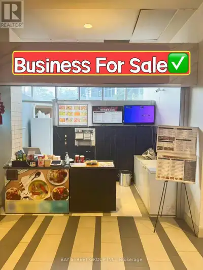 Location! Location! Food Court Business At Yonge & Sheppard - Ground Floor Street Exposure Corner Un...