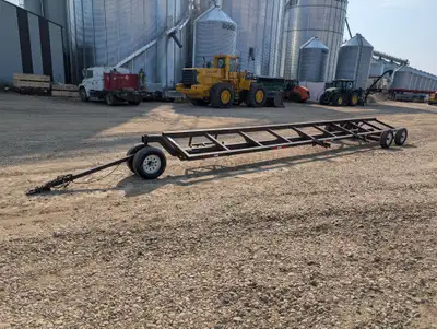 Maurer MFG Header Transport Trailer.High Speed Torsion suspension. Designed for highway speeds. Univ...
