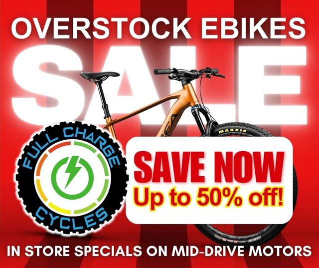 Overstock Massive Sale!!! in eBike in Kelowna