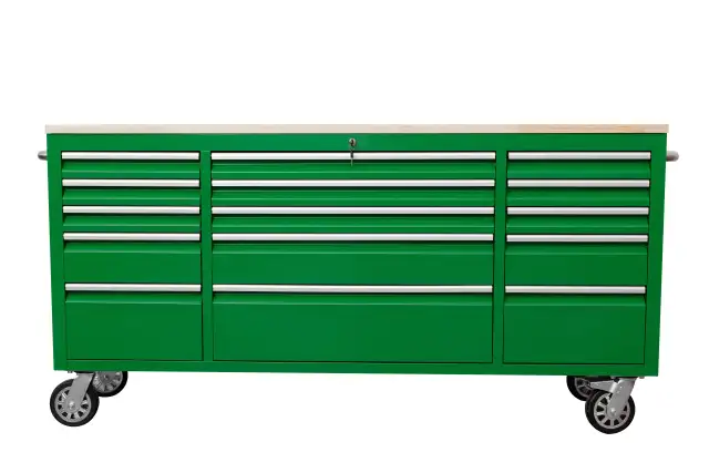 NEW 6 FT 15 DRAWER TOOL BENCH WORKBENCH WITH POWER & USB in Tool Storage & Benches in Saskatoon - Image 2