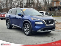 Recent Arrival! Odometer is 32429 kilometers below market average! Blue 2021 Nissan Rogue SV AWD Ste... (image 3)