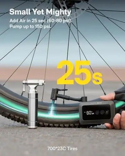 Mini Electric Bike Pump - Brand New · Free Ship in Clothing, Shoes & Accessories in Oshawa / Durham Region - Image 4