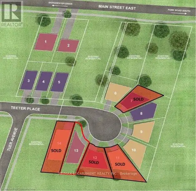 16 TEETER PLACE Grimsby (Grimsby East), Ontario in Land for Sale in Hamilton - Image 2