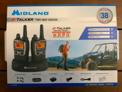 Midland X-Talker T77VP 2-way radios walkie talkie, View more