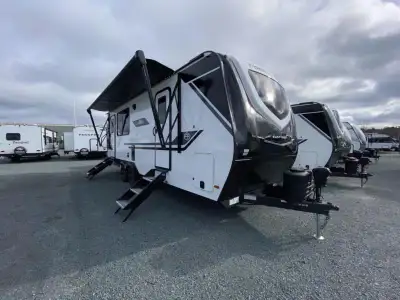 EAST TO WEST Alta travel trailer 2375KRK highlights: Walk through bathroom Booth Dinette King Bed Tw...