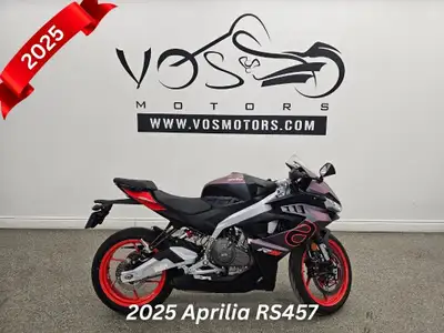 Vos Motors -No Payments for 1 Year Experience the thrill of the road with this 2025 Aprilia RS 457 P...