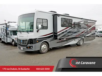 Le Holiday Rambler Vacationer 36F 2021 est un véhicule récréatif (VR) de classe A à essence, reconnu...