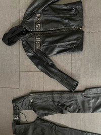 Men’s Harley Davidson jacket and chaps forsale!!