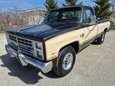 This impeccable Chevrolet Silverado C20 Camper Special Alberta truck is a true survivor. Powered by...