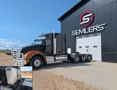 Automatic! 2015 Kenworth T880 Tri Drive Ultrashift 2-line wet kit Tridem Fresh out of frame rebuild....